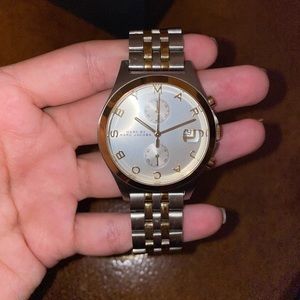 Marc Jacobs gold and silver watch